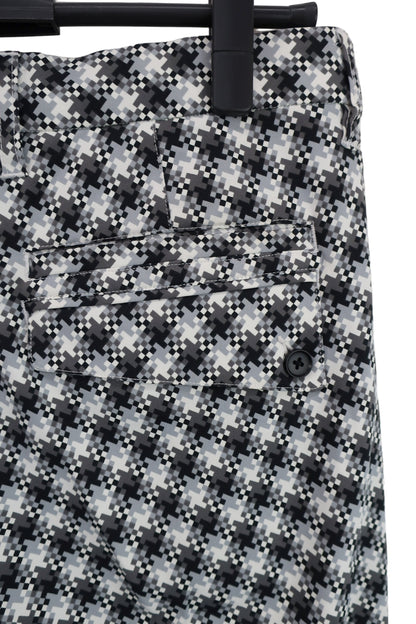 FISCHER(フィッシャー) ハーフパンツ 白黒総柄 メンズ LL A
