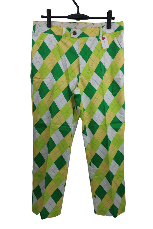 LOUDMOUTH(ラウドマウス) パンツ 黄緑系 メンズ 34×32L B