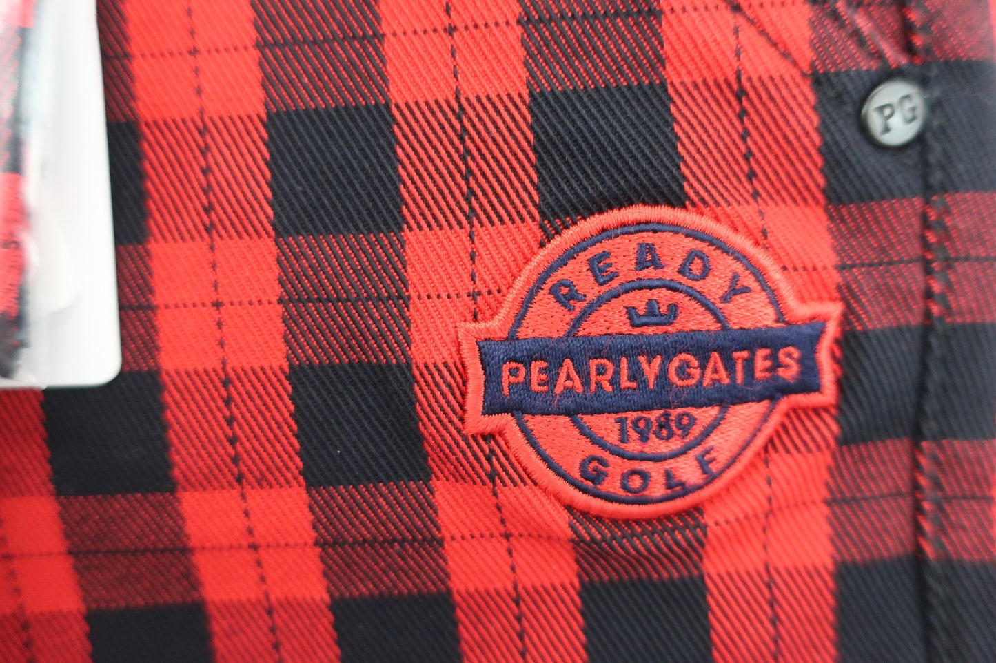 PEARLY GATES(パーリーゲイツ) ショートパンツ 赤黒チェック レディース 0 055-1232004 N