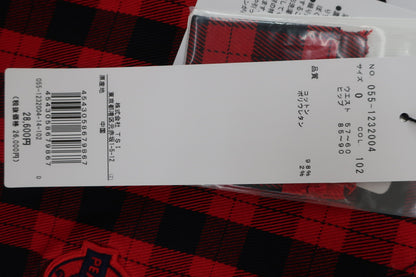 PEARLY GATES(パーリーゲイツ) ショートパンツ 赤黒チェック レディース 0 055-1232004 N