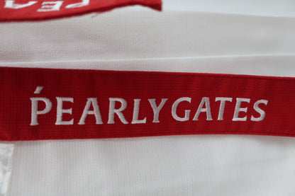 PEARLY GATES(パーリーゲイツ) ストレッチミモレミドルスカート 白赤 レディース 1 055-2134312 N