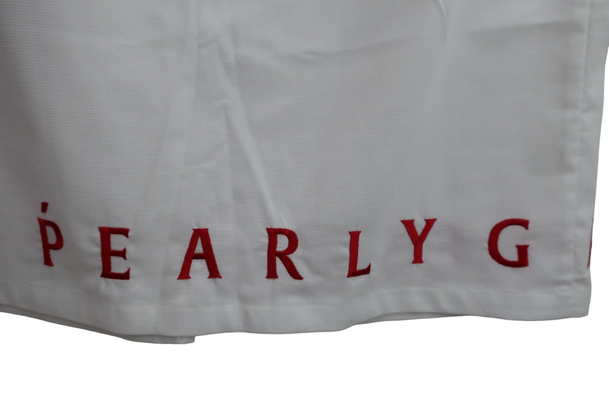 PEARLY GATES(パーリーゲイツ) ストレッチミモレミドルスカート 白赤 レディース 1 055-2134312 N