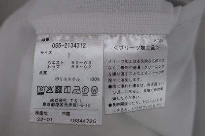 PEARLY GATES(パーリーゲイツ) ストレッチミモレミドルスカート 白赤 レディース 1 055-2134312 N