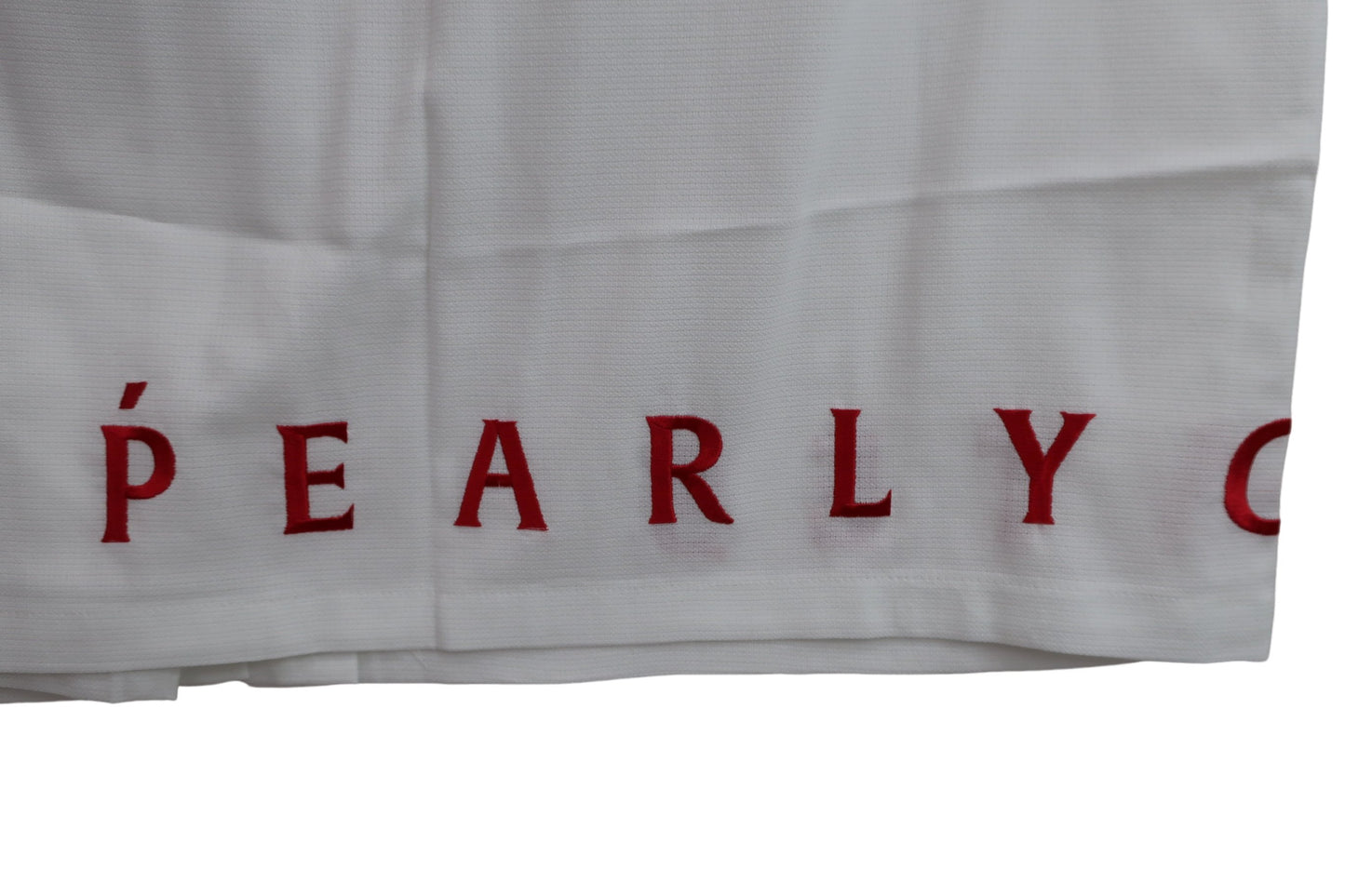 PEARLY GATES(パーリーゲイツ) ストレッチミモレミドルスカート 白赤 レディース 0 055-2134312 N