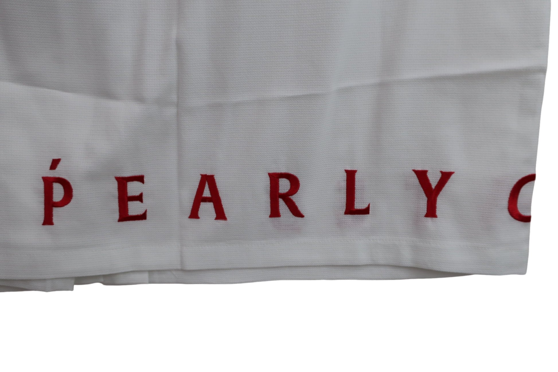 PEARLY GATES(パーリーゲイツ) ストレッチミモレミドルスカート 白赤 レディース 0 055-2134312 N