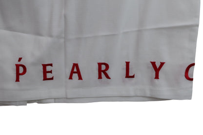 PEARLY GATES(パーリーゲイツ) ストレッチミモレミドルスカート 白赤 レディース 0 055-2134312 N
