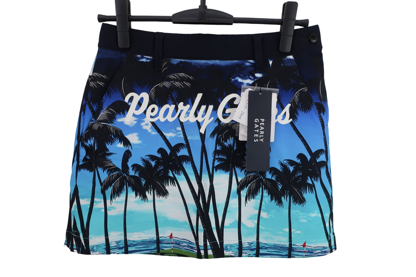 PEARLY GATES(パーリーゲイツ) スカート 青系ヤシの木 サンセット柄 レディース 0 055-1234612 N