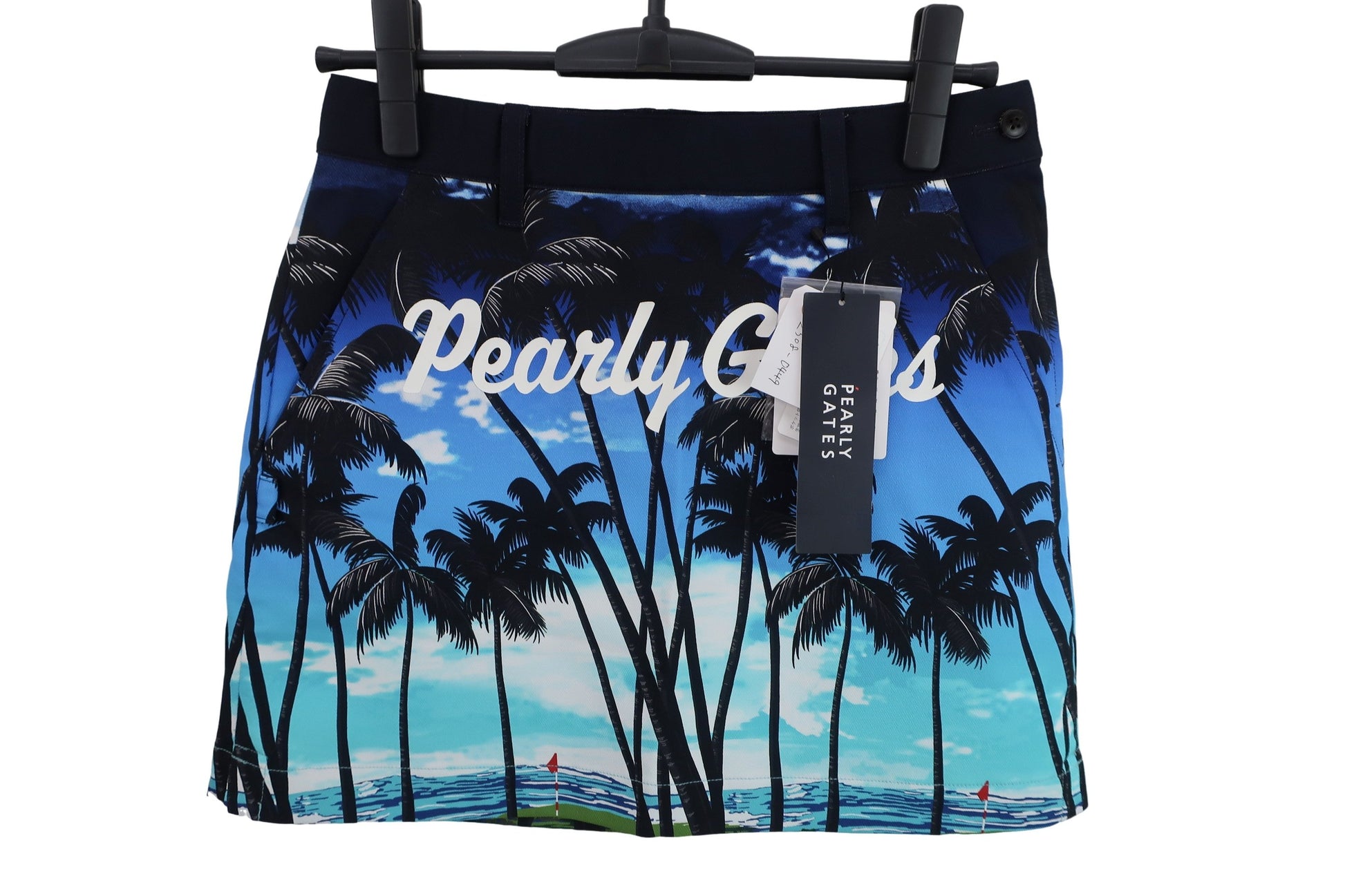 PEARLY GATES(パーリーゲイツ) スカート 青系ヤシの木 サンセット柄 レディース 0 055-1234612 N