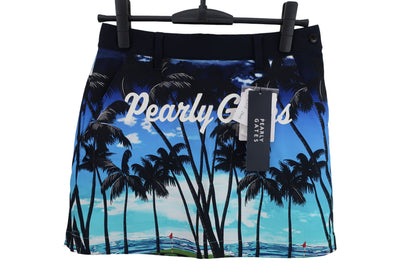 PEARLY GATES(パーリーゲイツ) スカート 青系ヤシの木 サンセット柄 レディース 0 055-1234612 N