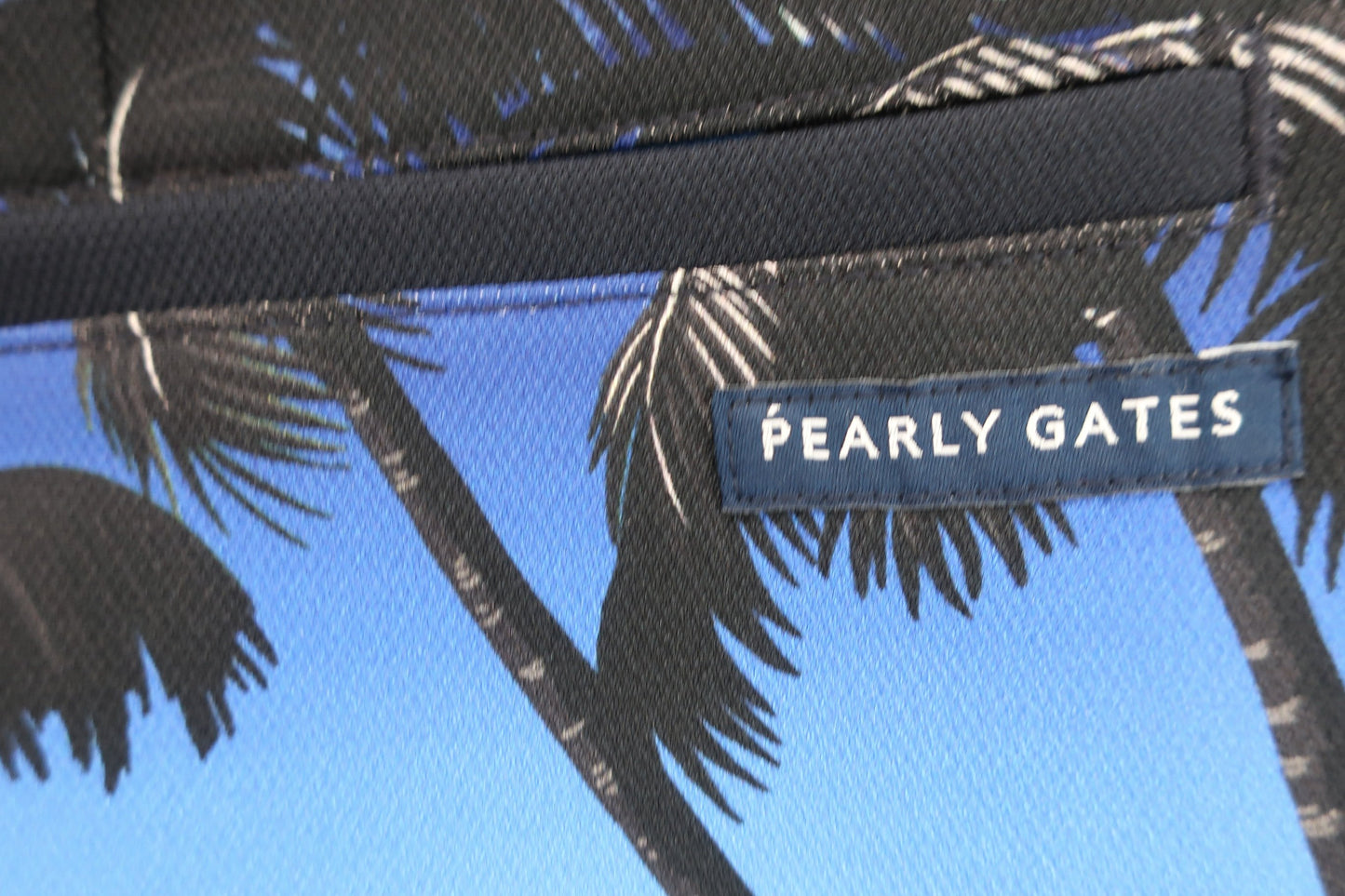 PEARLY GATES(パーリーゲイツ) スカート 青系ヤシの木 サンセット柄 レディース 0 055-1234612 N