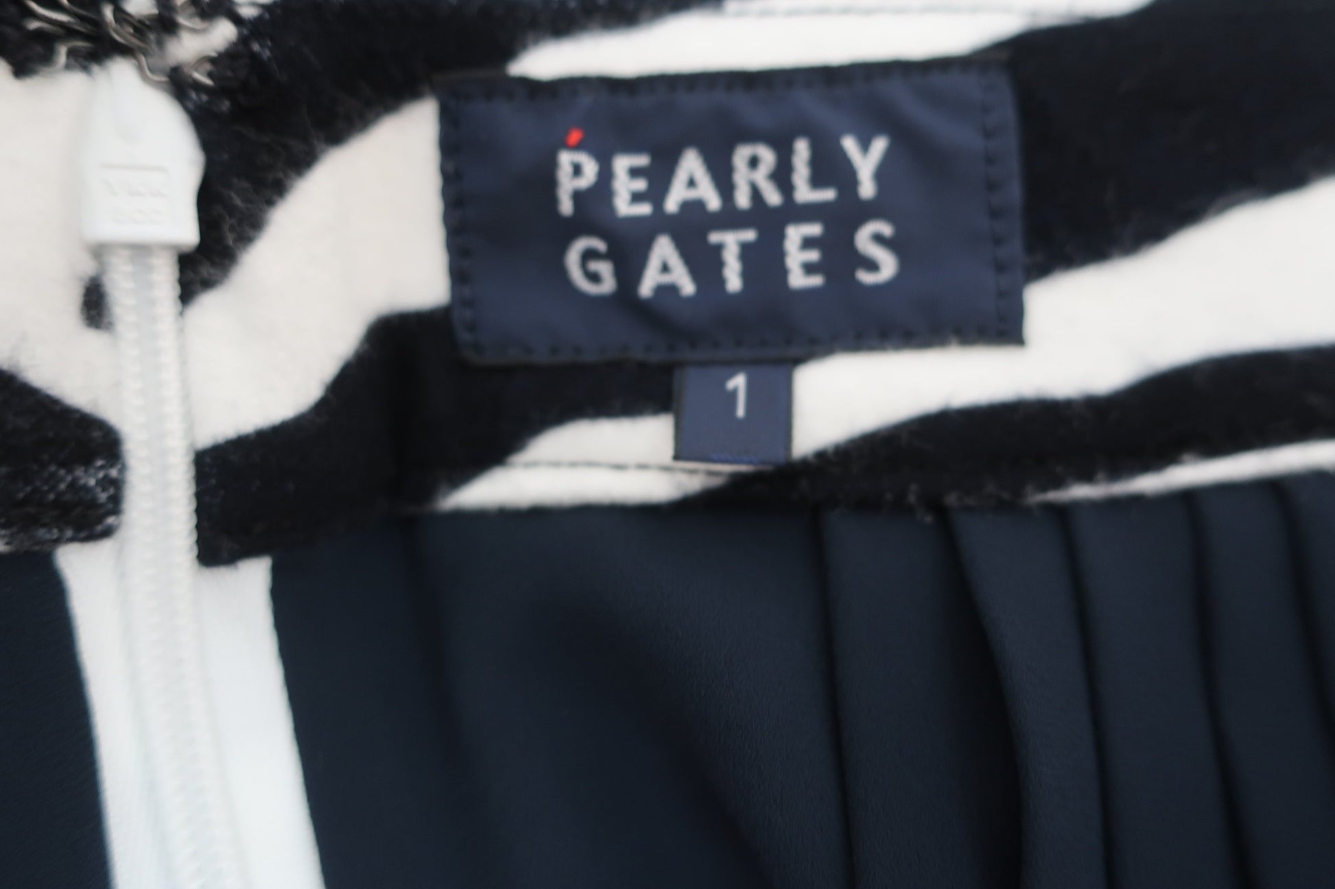 PEARLY GATES(パーリーゲイツ) プリーツスカート ゼブラ柄 レディース 1 055-1234034 N