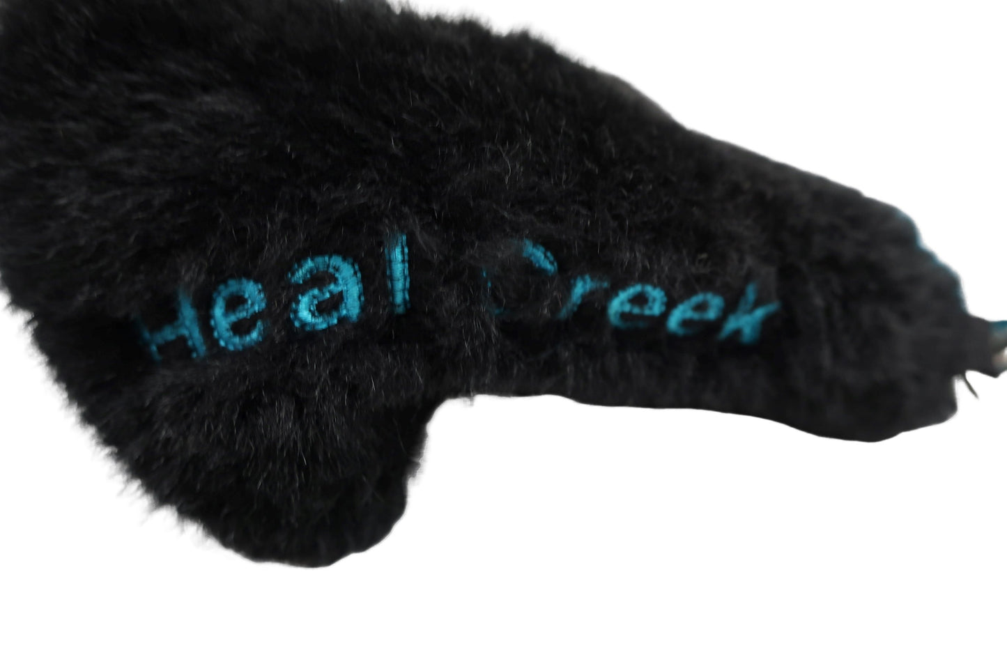 Heal Creek(ヒールクリーク) ヘッドカバー(チャーム付き） 黒 - B