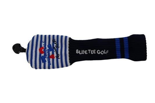BLUE TEE GOLF(ブルーティーゴルフ) ヘッドカバー 白青ボーダー - N