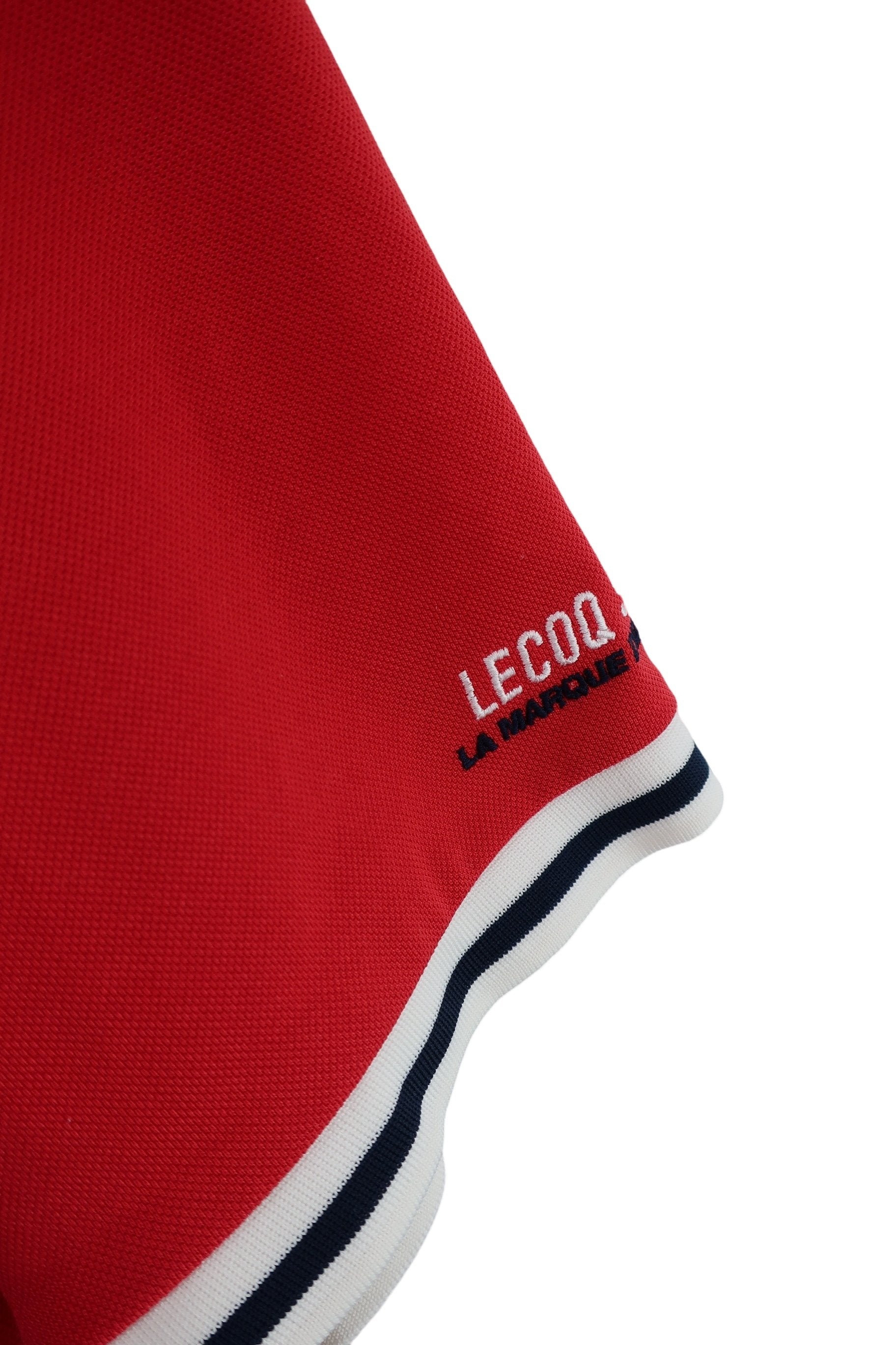 le coq sportif(ルコックスポルティフ) 半袖ポロシャツ 赤 メンズ LL WGMPJA00 A