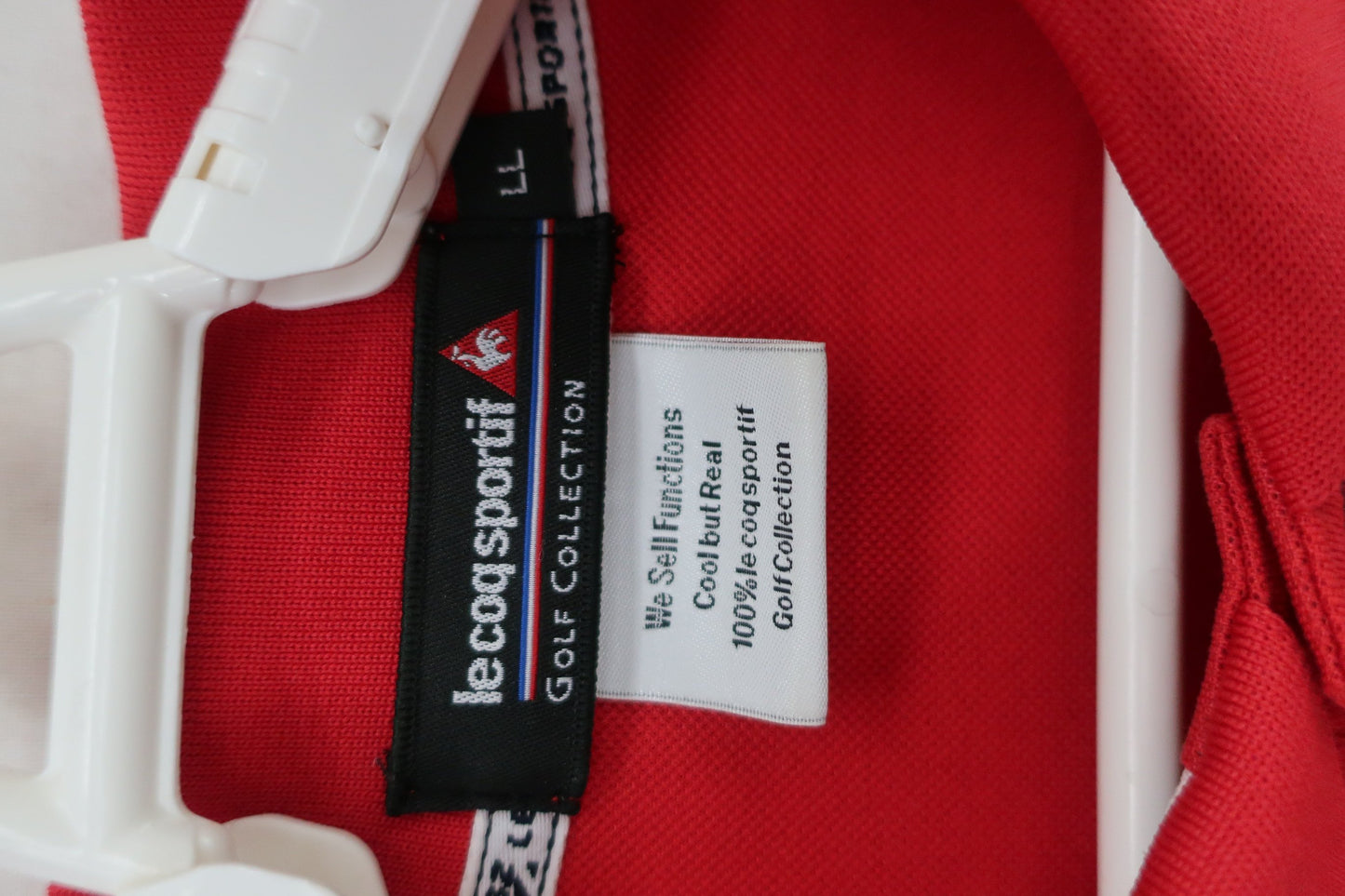 le coq sportif(ルコックスポルティフ) 半袖ポロシャツ 赤 メンズ LL WGMPJA00 A