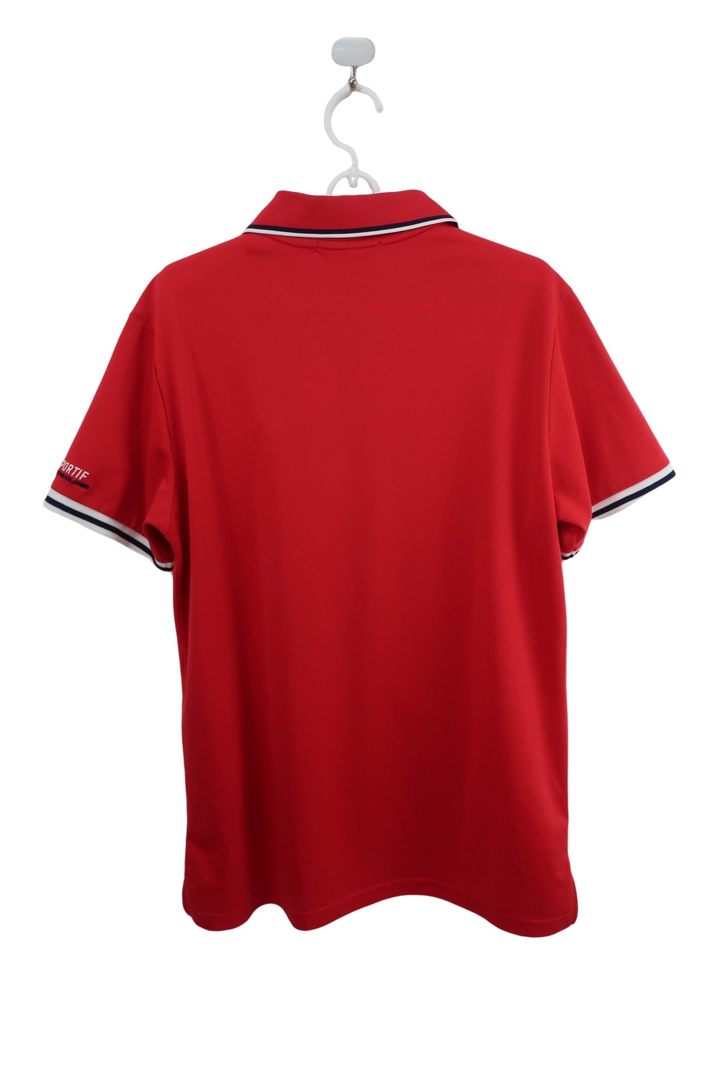 le coq sportif(ルコックスポルティフ) 半袖ポロシャツ 赤 メンズ LL WGMPJA00 A