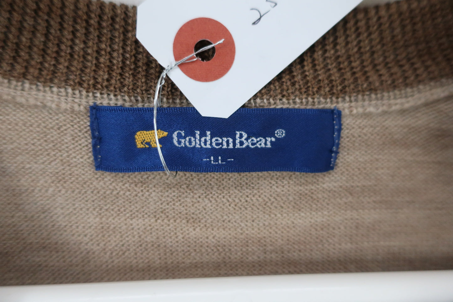 Golden Bear(ゴールデンベア) 長袖ニットセーター ベージュ茶色 メンズ LL 314H7622 A