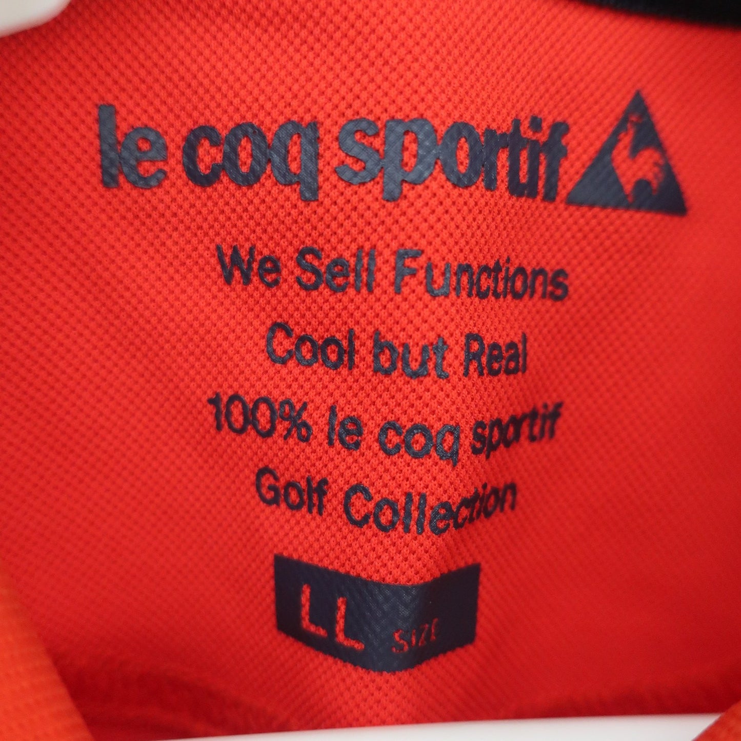 le coq sportif(ルコックスポルティフ) ポロシャツ 赤 レディース LL A