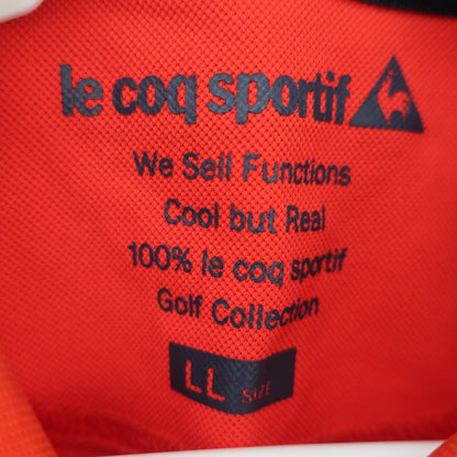 le coq sportif(ルコックスポルティフ) ポロシャツ 赤 レディース LL A