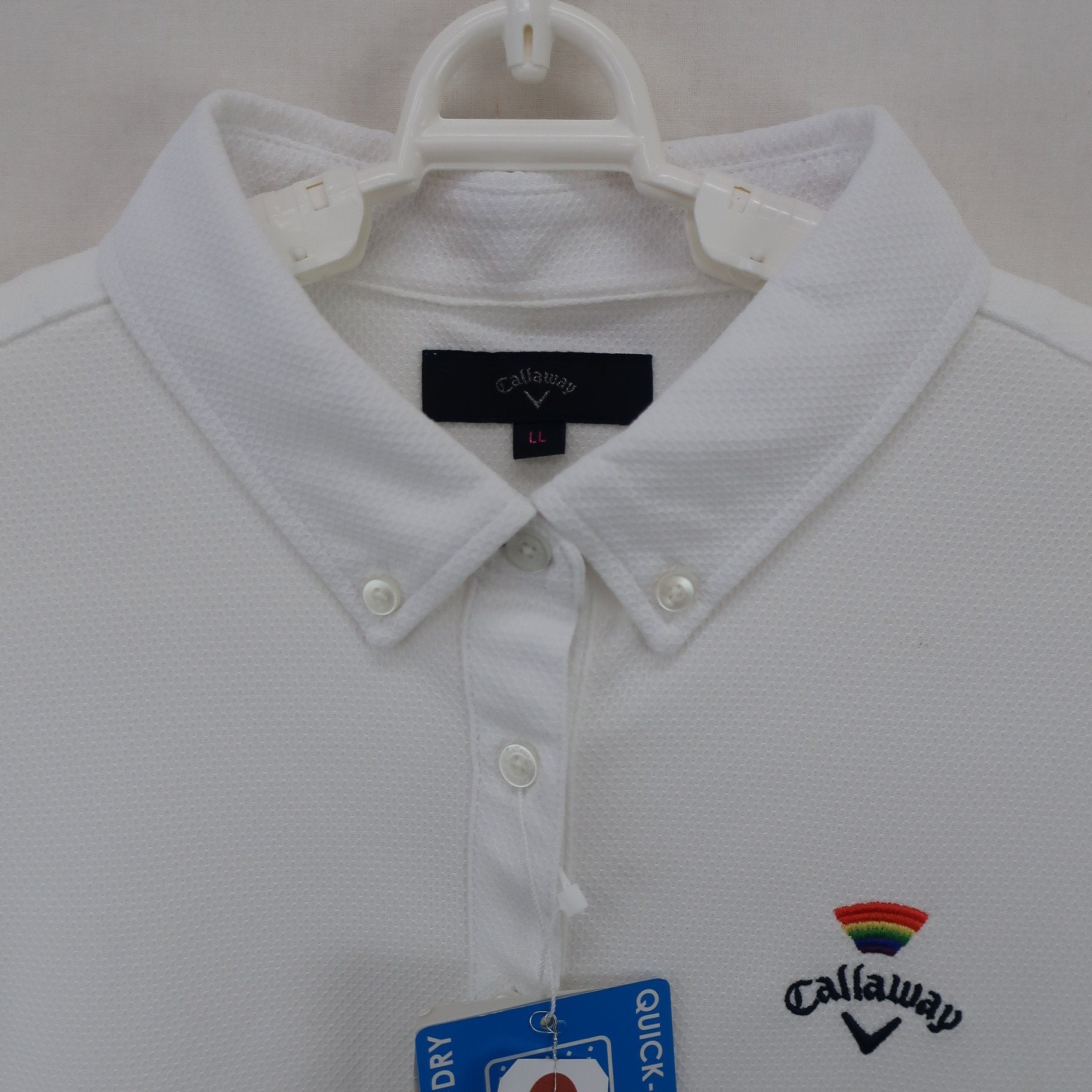Callaway(キャロウェイ) ポロシャツ 白 レディース LL 241-8157815 N