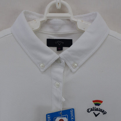 Callaway(キャロウェイ) ポロシャツ 白 レディース LL 241-8157815 N