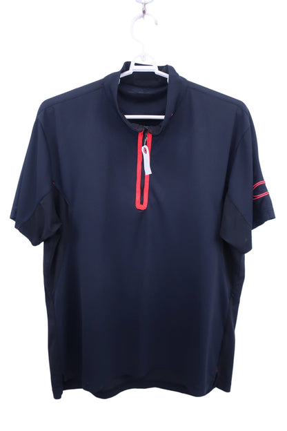 OAKLEY(オークリー) ハーフジップシャツ 黒 メンズ O B