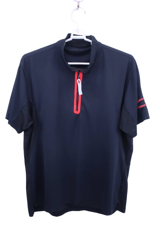 OAKLEY(オークリー) ハーフジップシャツ 黒 メンズ O B