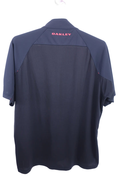 OAKLEY(オークリー) ハーフジップシャツ 黒 メンズ O B