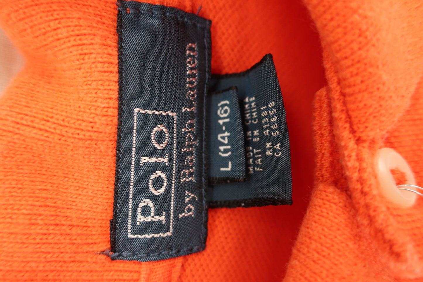 Polo by Ralph Lauren(ポロ ラルフローレン) ポロシャツ オレンジ メンズ L B