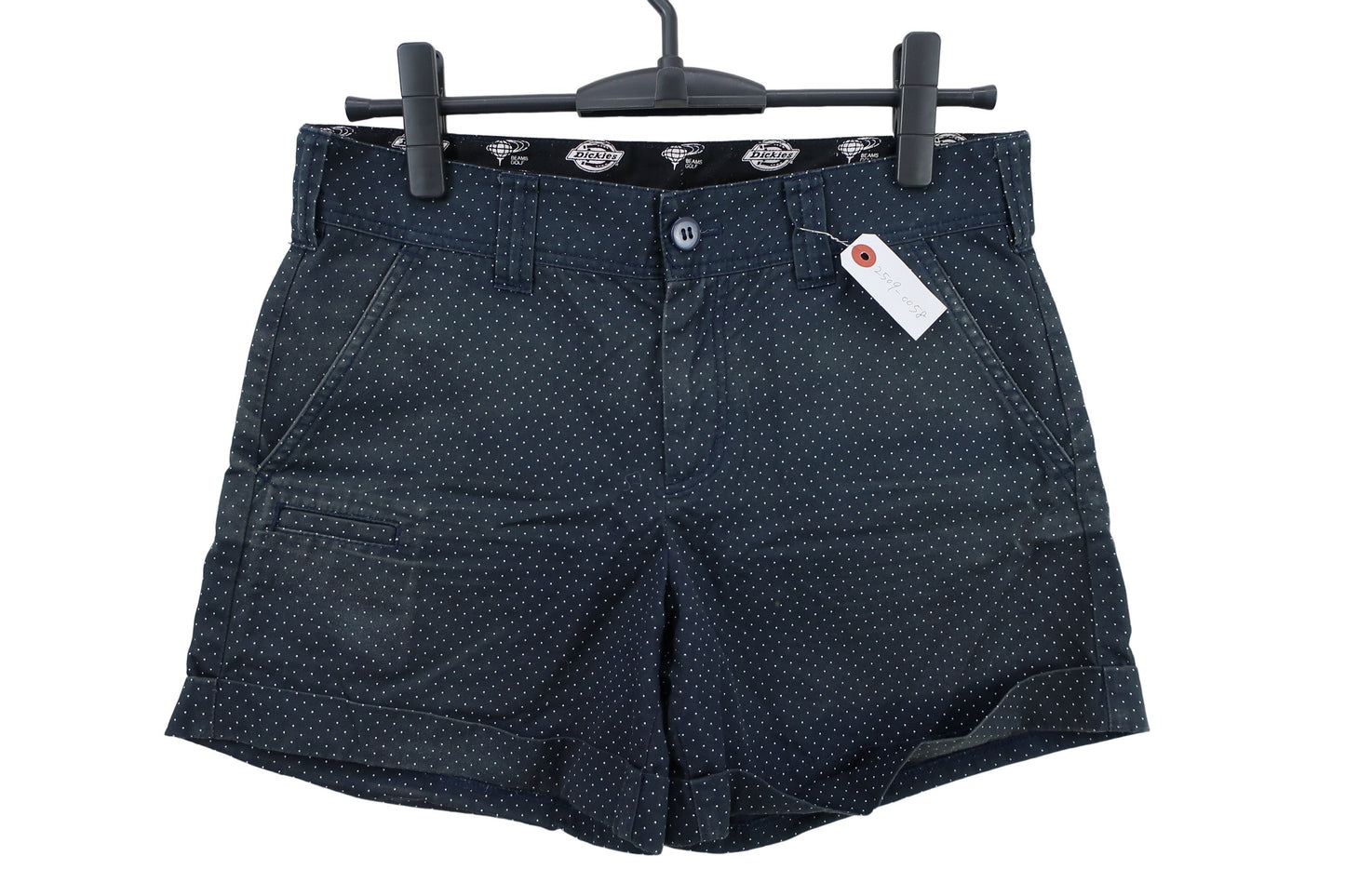 BEAMS GOLF(ビームスゴルフ) ショートパンツ ネイビー白ドット柄 レディース 28インチ C