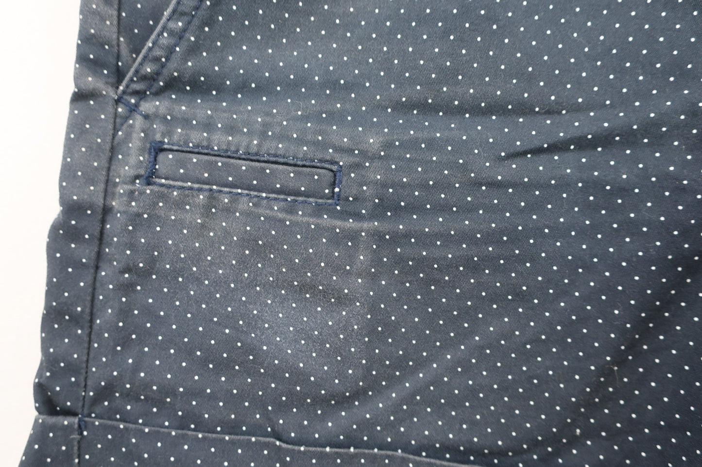 BEAMS GOLF(ビームスゴルフ) ショートパンツ ネイビー白ドット柄 レディース 28インチ C