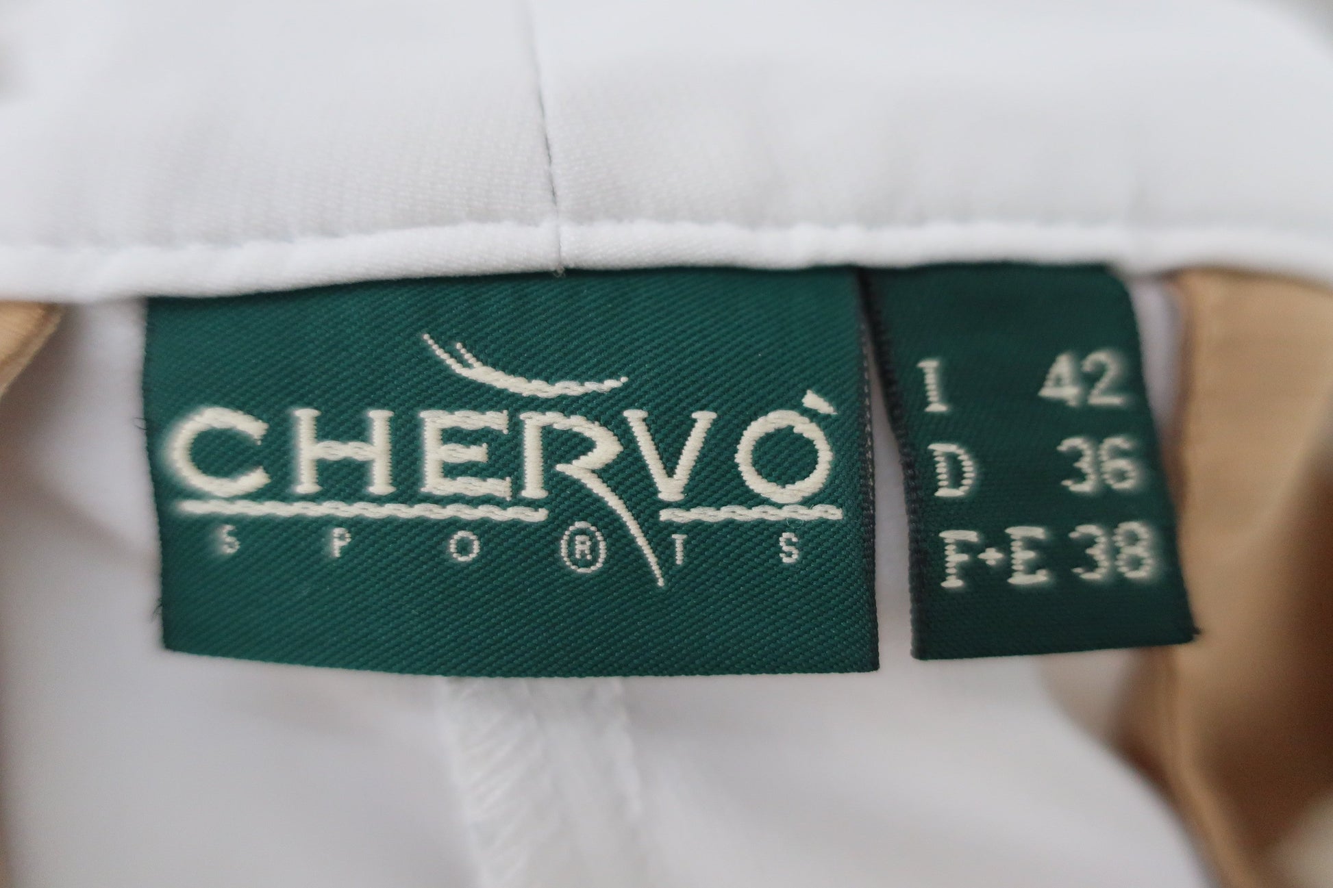 CHERVO(シェルボ) パンツ 白 レディース I42 D36 F+E 38 B
