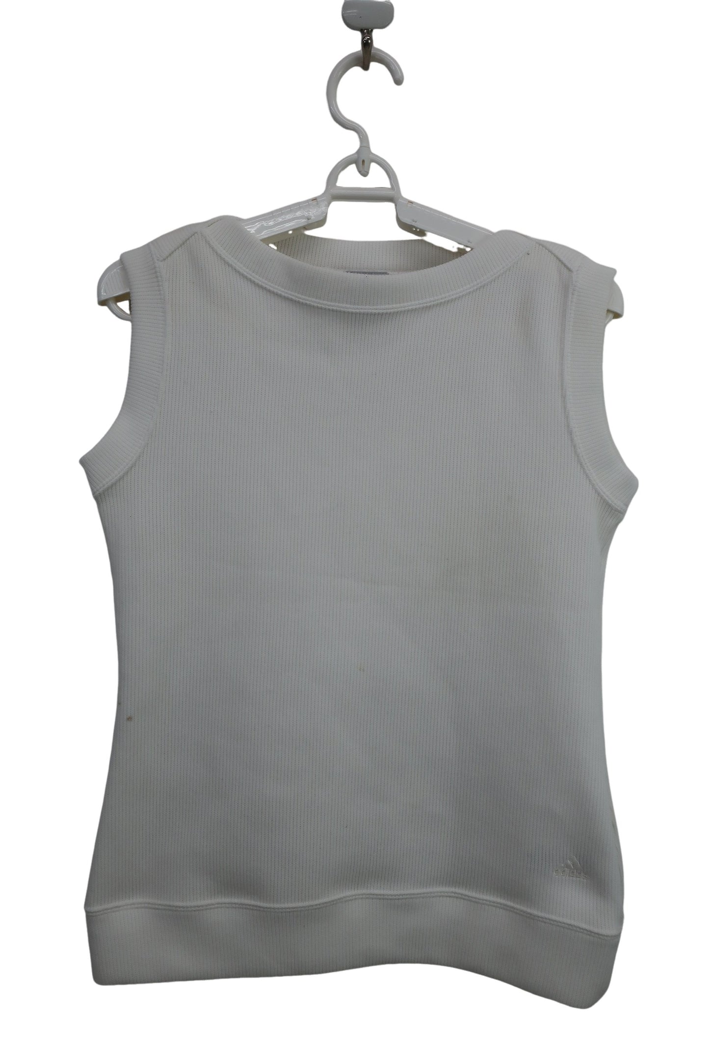 adidas(アディダス) ニットベスト 白 レディース M B