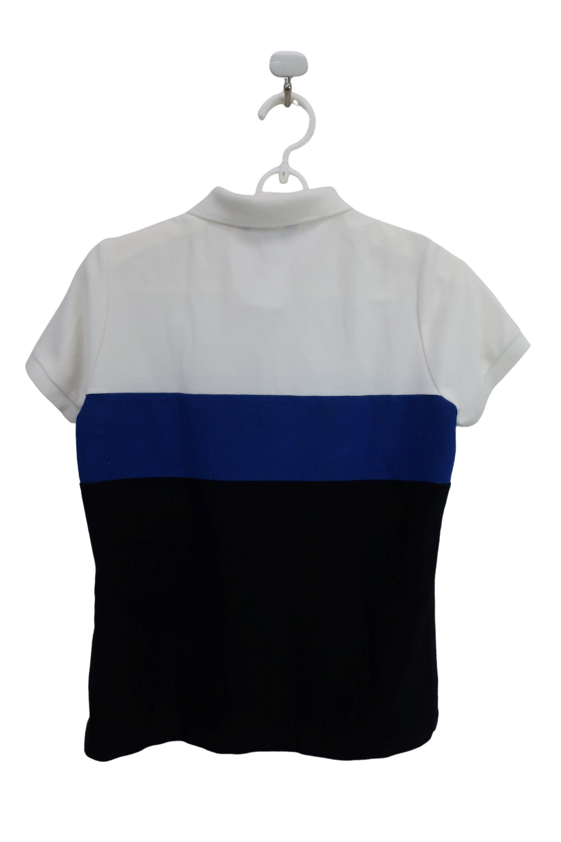 BEAMS GOLF(ビームスゴルフ) ポロシャツ 白青ネイビー レディース M B