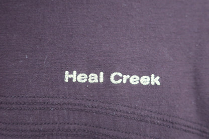 Heal Creek(ヒールクリーク) 長袖ハーフジップシャツ えんじ色 レディース 40 B