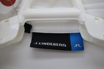 J.LINDEBERG(ジェイ リンドバーグ) ポロシャツ 白黒総柄 レディース M A