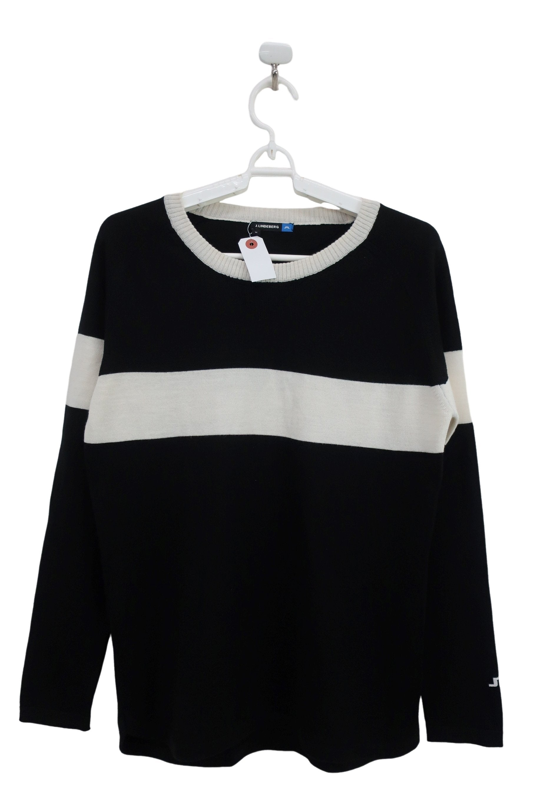 J.LINDEBERG(ジェイ リンドバーグ) セーター 黒白ボーダー レディース M A