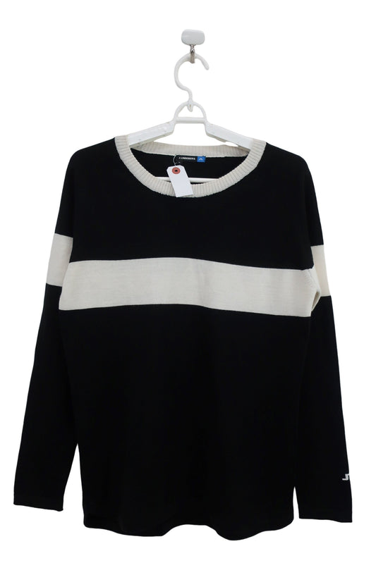 J.LINDEBERG(ジェイ リンドバーグ) セーター 黒白ボーダー レディース M A