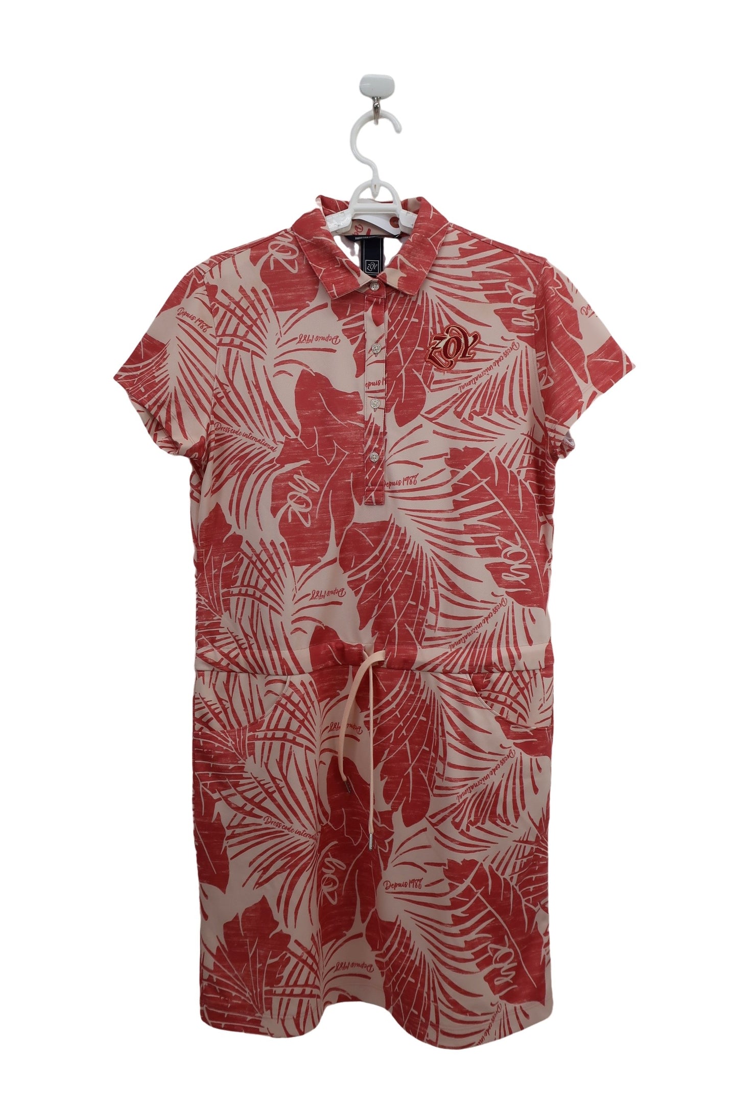 ZOY(ゾーイ) ワンピース ピンク総柄 レディース 38 A