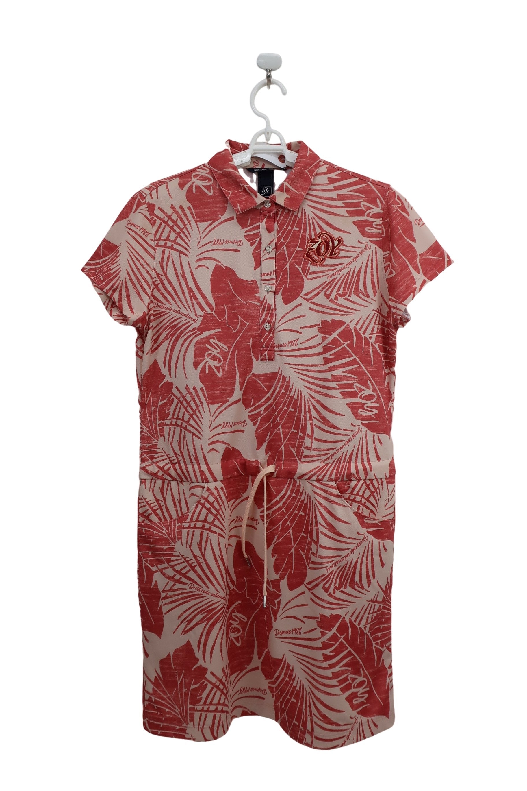 ZOY(ゾーイ) ワンピース ピンク総柄 レディース 38 A