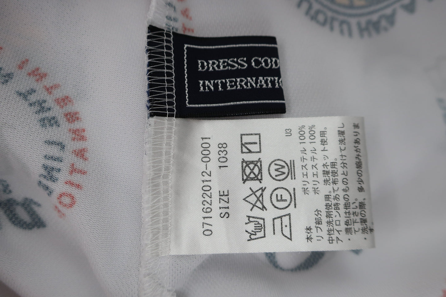 ZOY(ゾーイ) ノースリーブモックネックシャツ 白ロゴ柄 レディース 38 A