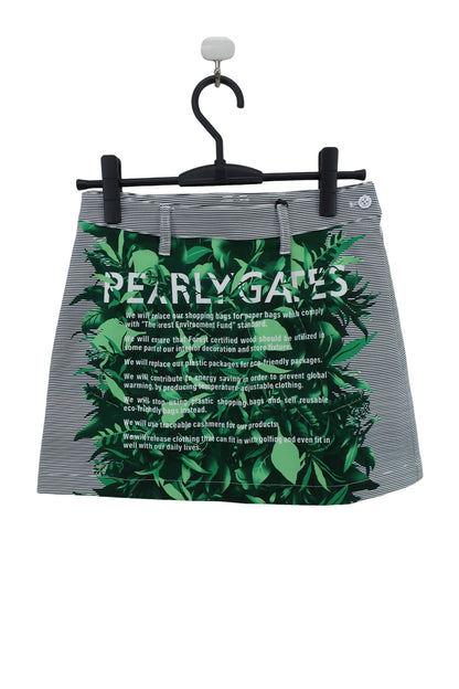 PEARLY GATES(パーリーゲイツ) スカート ボーダーボタニカル柄 レディース 0 055-2134506 N