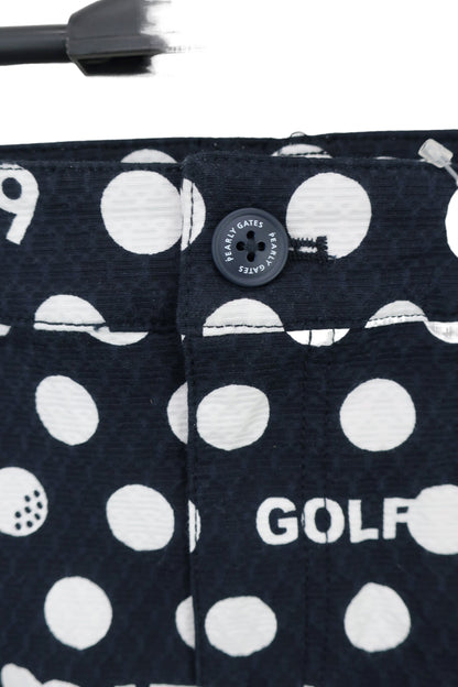 PEARLY GATES(パーリーゲイツ) スカート ネイビーロゴ白ドット柄 レディース 0 055-2234120 N