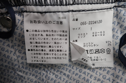 PEARLY GATES(パーリーゲイツ) スカート ネイビーロゴ白ドット柄 レディース 1 055-2234120 N