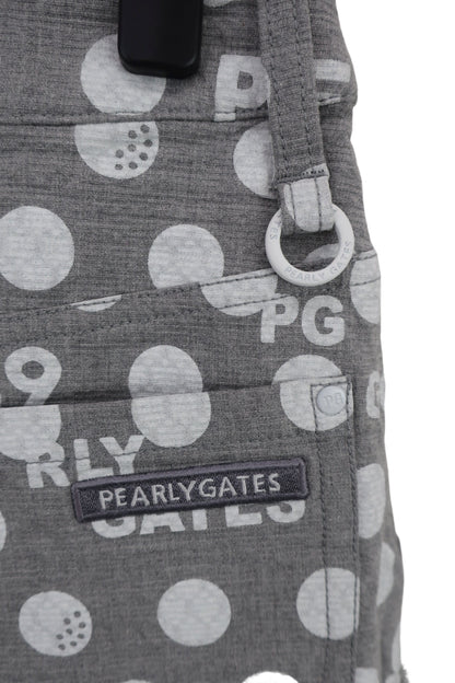 PEARLY GATES(パーリーゲイツ) スカート グレーロゴ白ドット柄 レディース 0 055-2234120 N