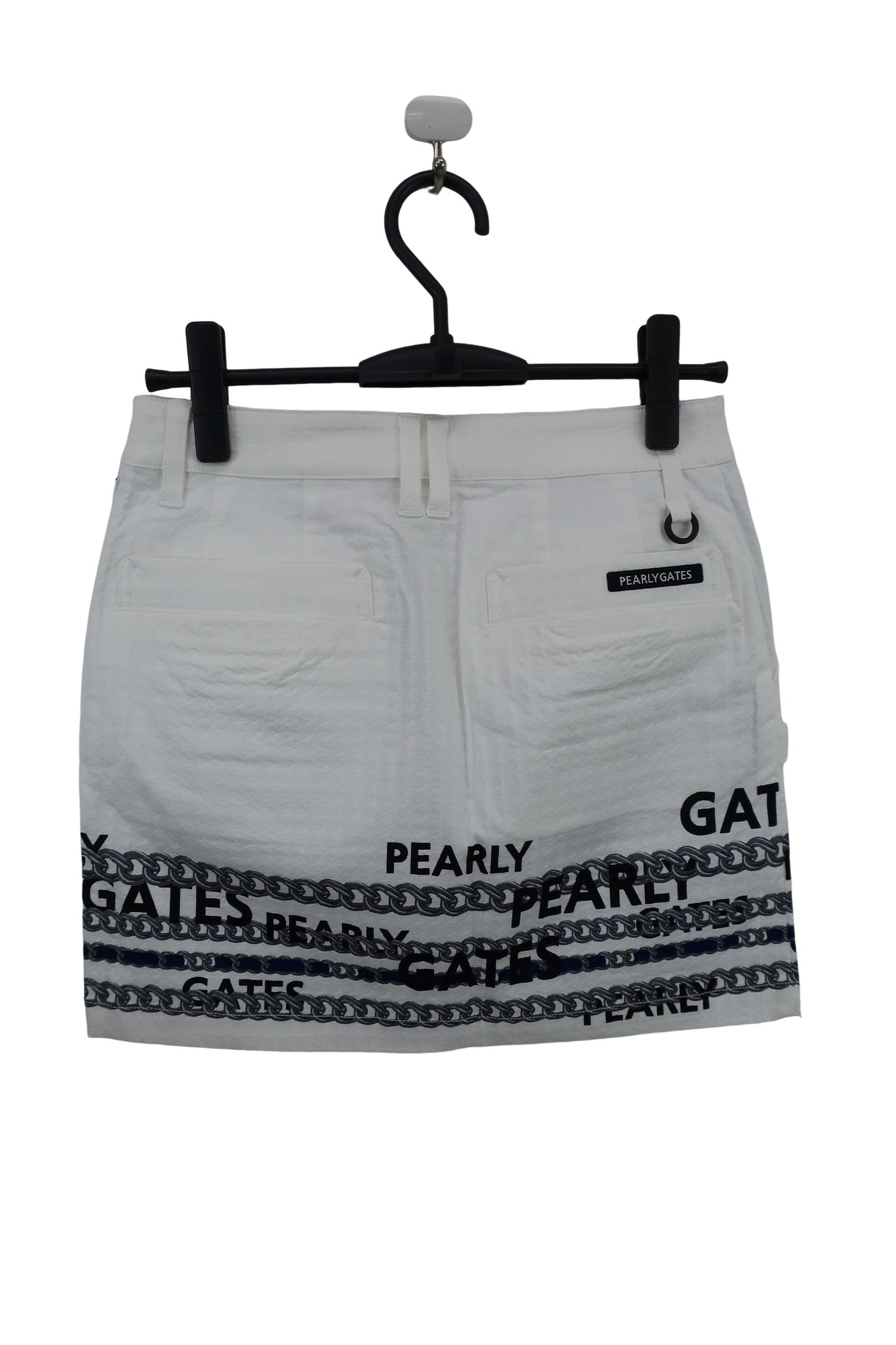 PEARLY GATES(パーリーゲイツ) スカート 白 チェーンプリント レディース 0 055-2234010 N
