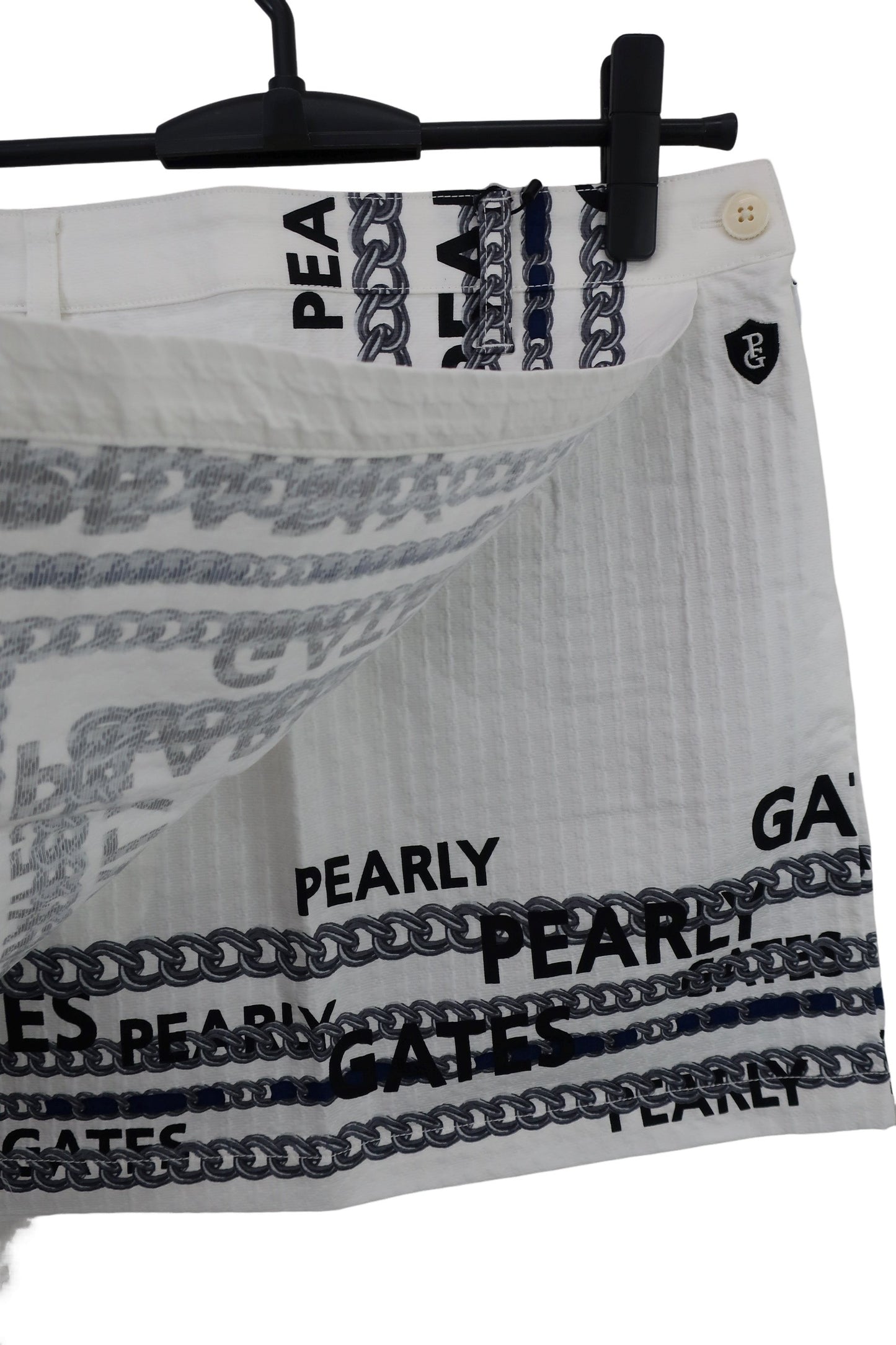 PEARLY GATES(パーリーゲイツ) スカート 白 チェーンプリント レディース 1 055-2234010 N