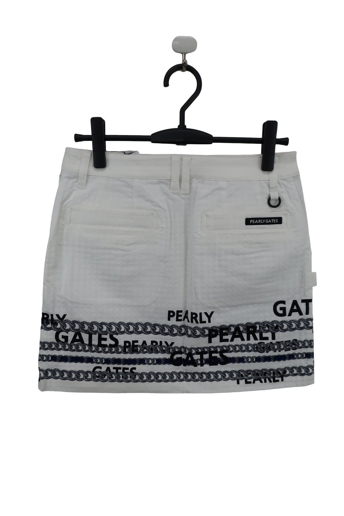 PEARLY GATES(パーリーゲイツ) スカート 白 チェーンプリント レディース 1 055-2234010 N