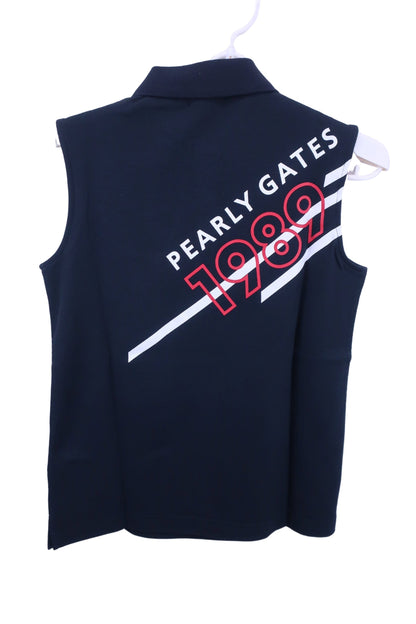 PEARLY GATES(パーリーゲイツ) ポロシャツ ネイビー レディース 0 055-2160404 N