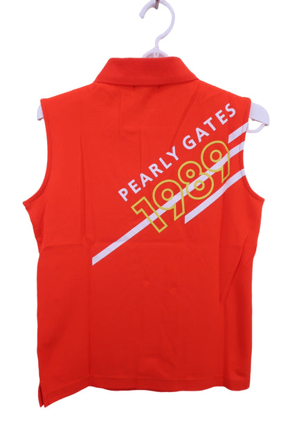 PEARLY GATES(パーリーゲイツ) ポロシャツ オレンジ レディース 0 055-2160404 N